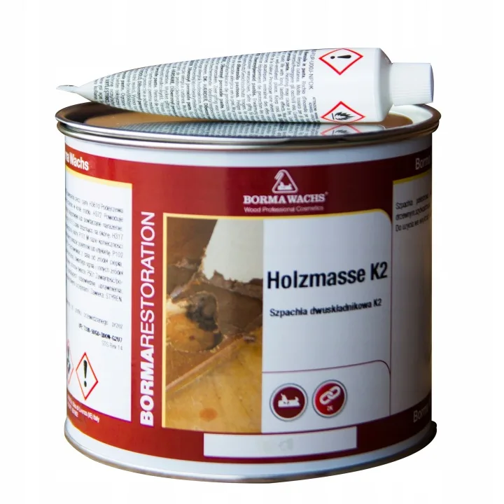 HOLZMASSE K2 750ML NOCE CHIARO COD. 53 E CATALIZZATORE IN TUBETTO