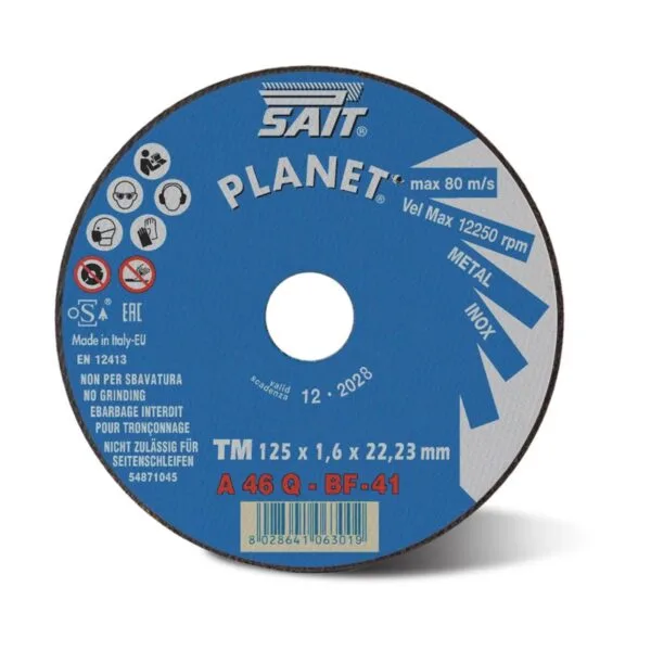 SAIT DISCO TAGLIO METALLO PLANET-TM 115X1,6X22,23