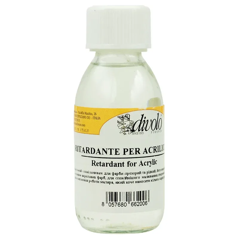 MEDIUM RITARDANTE ESSICCAZIONE ACRILICI 125 ML DIVOLO