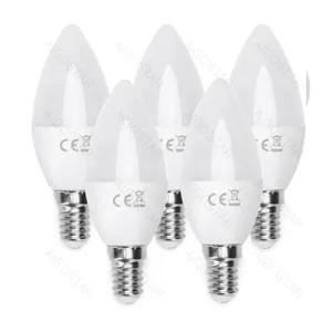 LED C37 E14 6W 6500K 5 PZ