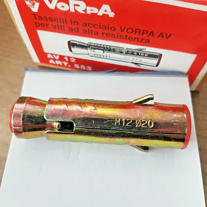 VORPA TIP 12 25 PZ - TIP M12X75-O18 C/TAPPINO