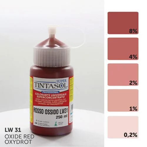 TINTASOL ML.500 C.6 ROSSO OSSIDO