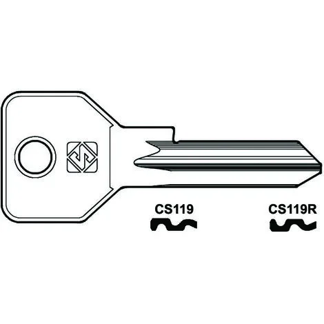 CS119 CHIAVE CIL.CISA 5 SPINE DX
