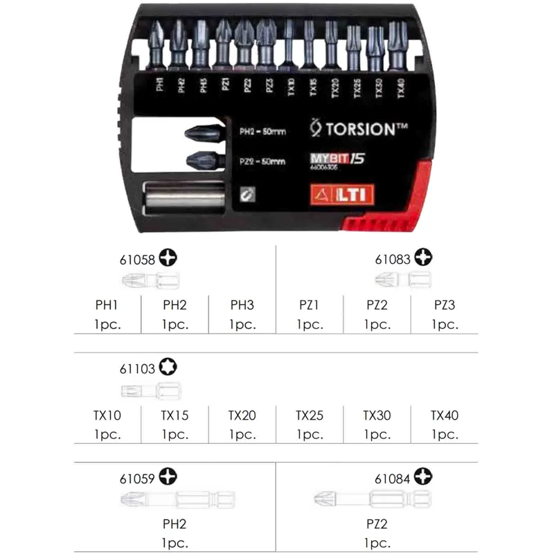 MODULO TORSION+ PH PZ TX+P.INS +SETS 78PZ