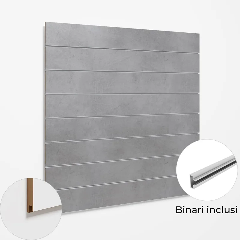 PANNEL.DOGATO H100X100 SP2,5 BETON S60032 SX