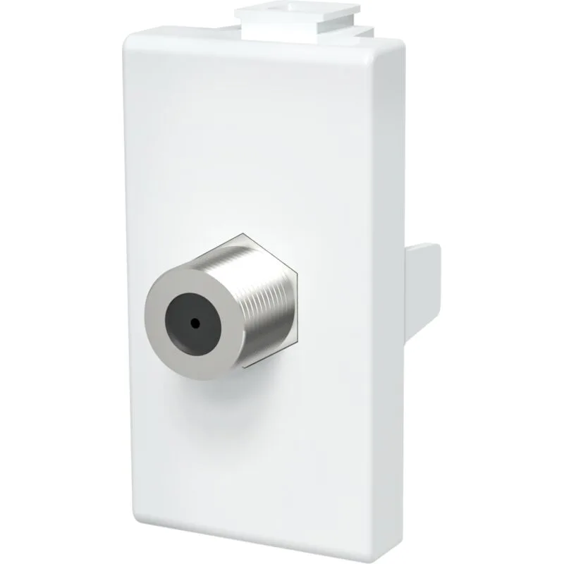 PRESA SATELLITARE BIANCA SERIE ABM