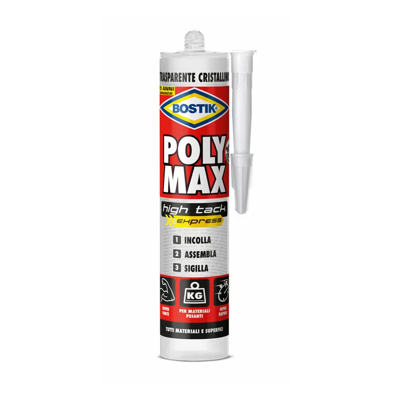 BOSTIK COLLA POLY MAX EXPRESS TRASPARENT