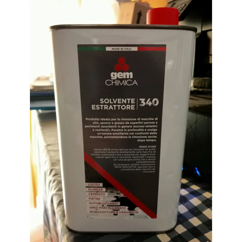 N340 SOLVENTE ESTRATTORE DA LT 1