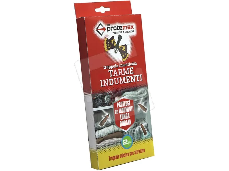 TRAPPOLE ADESIVE TARME INDUMENTI 2PZ