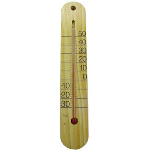 TERMOMETRO PARETE IN LEGNO 146X35X8MM